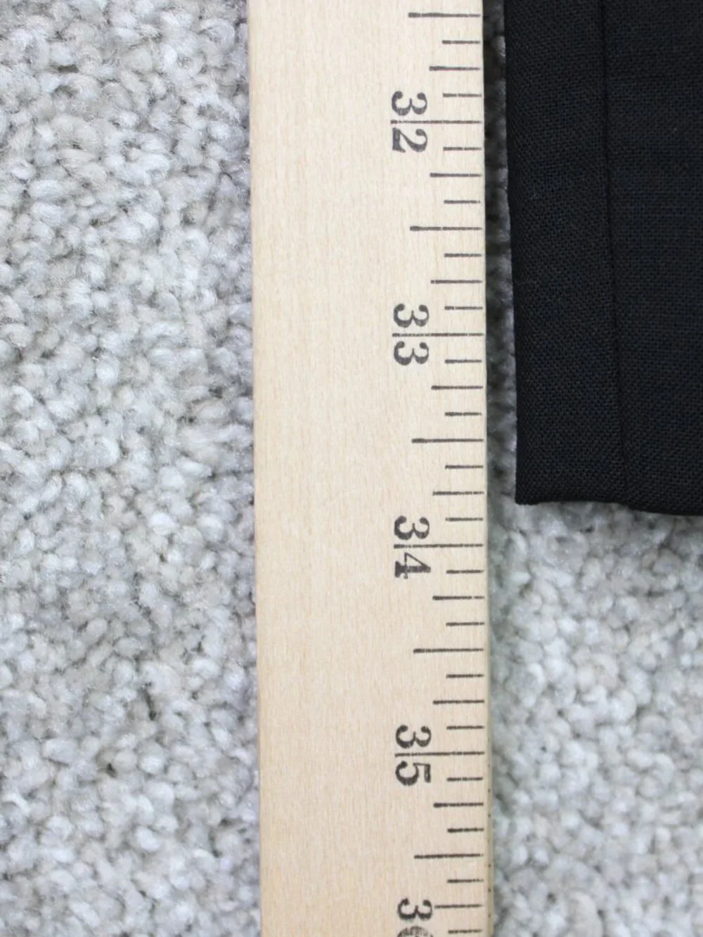 Banana Republic Pants Mens 34x34 Black Dawson Flat Front Wool Stretch Straight